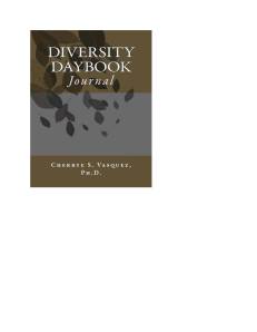 Diversity Daybook Journal Revised cover August 2013